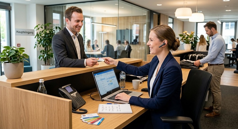 Zeitarbeit München Empfangsmitarbeiter (m/w/d) in Teilzeit – 25 Std./Woche Baierbrunn,Teilzeit